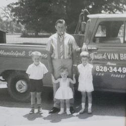 Frank with the kids